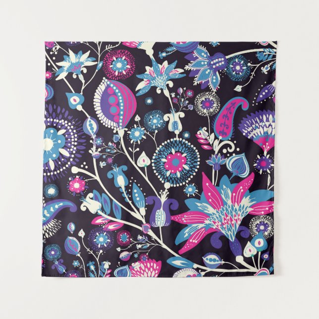 Modern paisley: traditional oriental pattern. tapestry (Front)