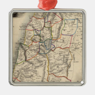 Modern Palestine Metal Ornament