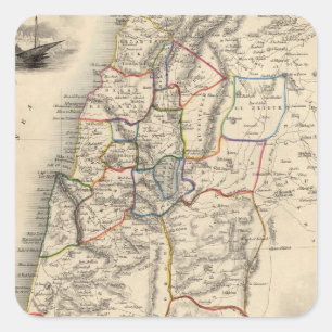 Modern Palestine Square Sticker