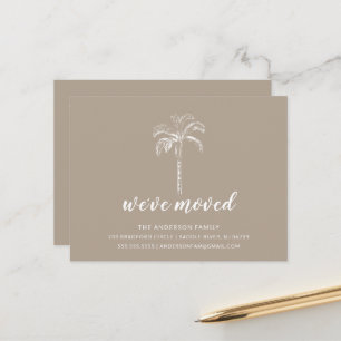 Modern Palm Tree Moving Announcement
