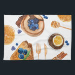 Modern Pancakes Kitchen Beauty Breakfast Kitchen Towel<br><div class="desc">Modern Pancakes Kitchen Beauty Breakfast</div>