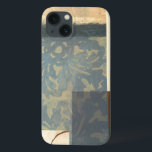 Modern Panel Painting iPhone 13 Case<br><div class="desc">A Norman Wyatt original,  this work is a modern panel painting with a number of different colours. Brown blends with grey,  cream and yellow in this piece. There are even a few circles in the bottom left corner of the work. Get your hands on this print today!</div>