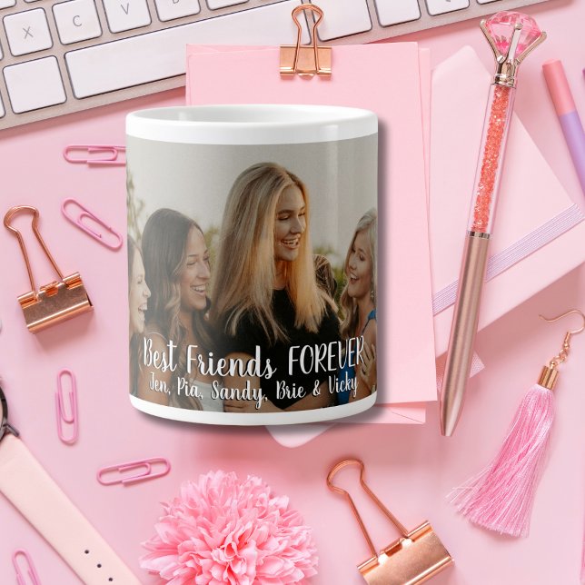 Modern Panoramic Photo Best Friends Forever Large Coffee Mug (Creator Uploaded)