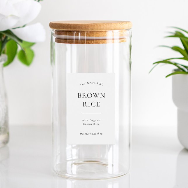 Modern Pantry Food Label (Creator Uploaded)