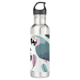 Modern Parrots Tropical Pattern  710 Ml Water Bottle