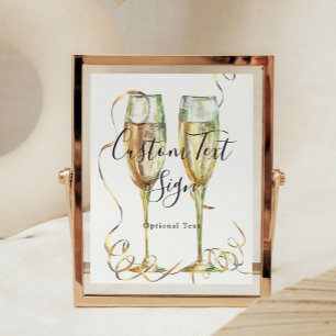 Modern Party Sign