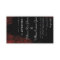 Modern Passionate Red 'n Black Wedding Invitation