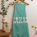 Modern Pastel Beauty Personalized You Name Apron<br><div class="desc">Modern Pastel Beauty Personalized You Name</div>