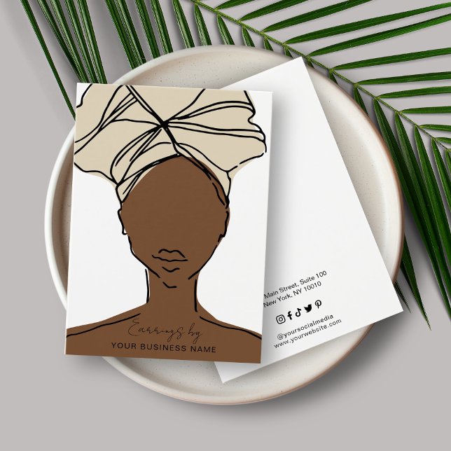 Modern Pastel Earring Display Card (Creator Uploaded)