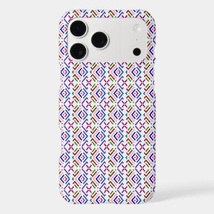 Modern Pastel Ethnic Geometric Diamond Pattern