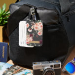 Modern Pastel Flowers & Kraft Personalized Gift Luggage Tag<br><div class="desc">Modern Pastel Flowers & Kraft Personalized Gift</div>