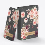 Modern Pastel Flowers & Kraft Personalized Gift Playing Cards<br><div class="desc">Modern Pastel Flowers & Kraft Personalized Gift</div>