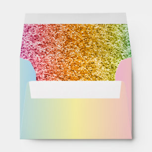Modern Pastel & Glitter Party  Envelope