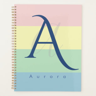 Modern Pastel Minimalist Custom Planner