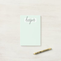Modern Pastel Mint Hello And You Name