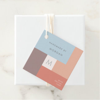 Modern Pastel | Personalized Product Tags