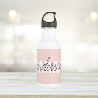 Modern Pastel Pink Beauty Personalized You Name