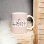 Modern Pastel Pink Beauty Personalized You Name Coffee Mug<br><div class="desc">Modern Pastel Pink Beauty Personalized You Name</div>