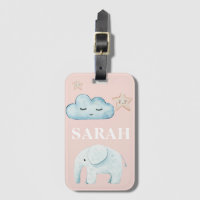 Modern Pastel Pink & Blue Child Name