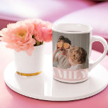 Modern Pastel Pink Family Photo Gift Coffee Mug<br><div class="desc">Modern Pastel Pink Family Photo Gift</div>
