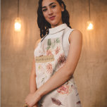 Modern Pastel Pink Flowers & Kraft Personalized  Apron<br><div class="desc">Add a touch of elegance to your kitchen with this Modern Pastel Pink Flowers & Kraft Personalized Gift Apron! Featuring a delicate floral design on a stylish kraft background, this apron is both functional and beautiful. Customize it with a name to create a unique gift for chefs, bakers, or cooking...</div>