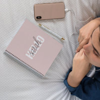 Modern Pastel Pink Hello And You Name