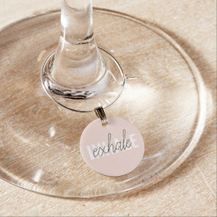 Name wine hot sale glass charms