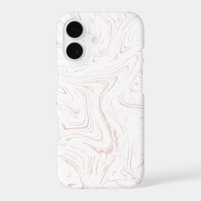 Modern Pastel Pink Marble Pattern (Back)