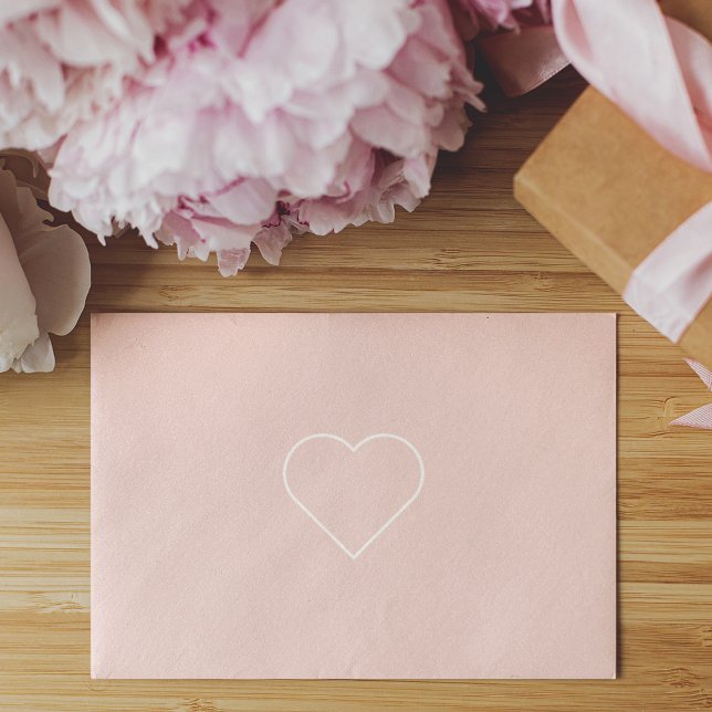 Modern Pastel Pink & Minimalist Heart Lovely Gift (Creator Uploaded)