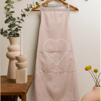 Modern Pastel Pink & Minimalist Heart Lovely Gift