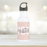 Modern Pastel Pink You Matter Inspiration Quote 532 Ml Water Bottle<br><div class="desc">Modern Pastel Pink You Matter Inspiration Quote</div>