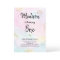 Modern Pastel Rainbow Pink Gold Birthday