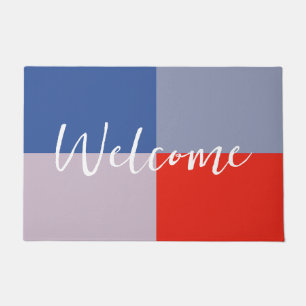 Modern Patriotic Outdoor  Doormat