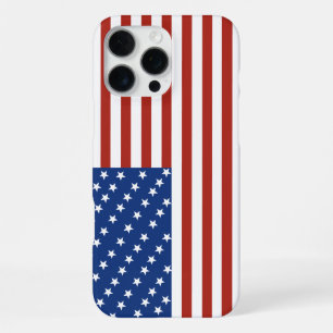 Modern patriotic usa flag phone case