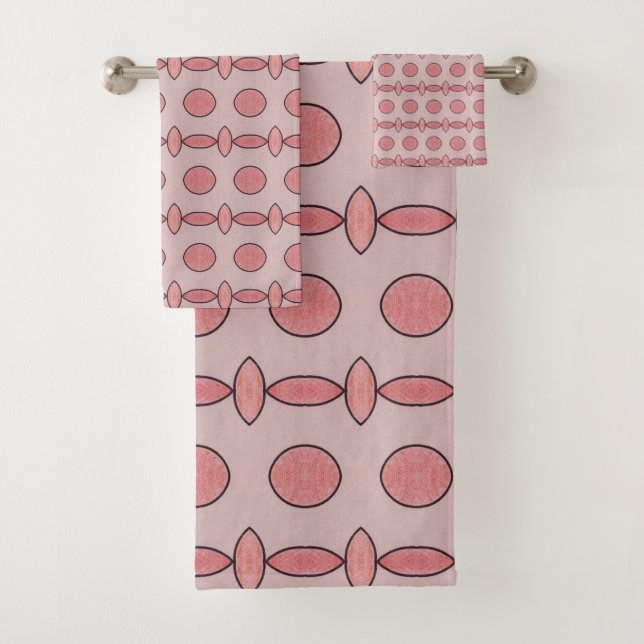 Modern Pattern Bath Towel Set (Insitu)