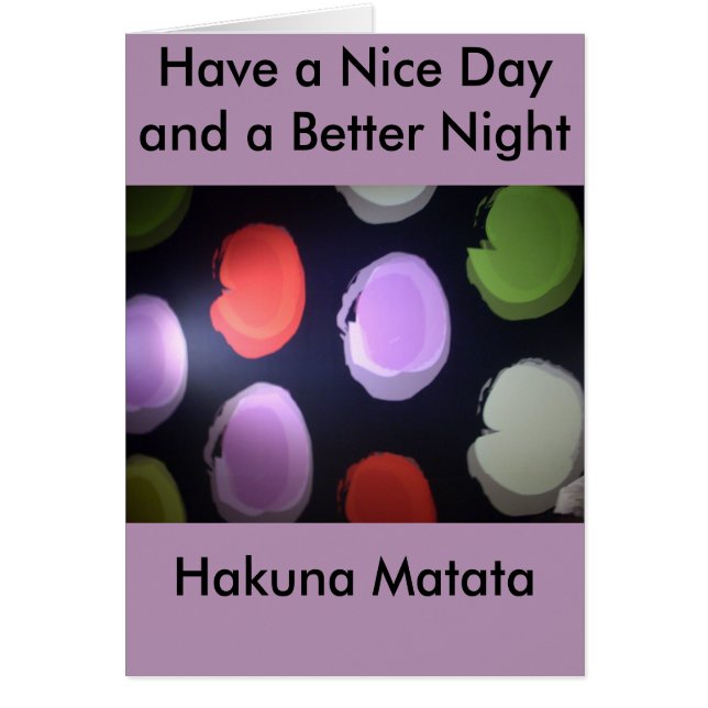 Modern Pattern: Colourful Polka Dot Pattern (Front)