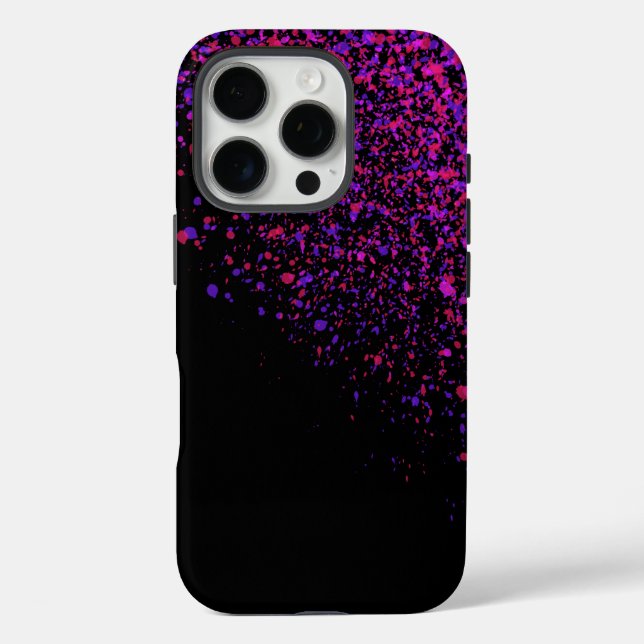 Modern Pattern Design on Black Case-Mate iPhone Case (Back)