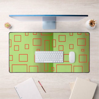 Modern Pattern Green  Desk Mat