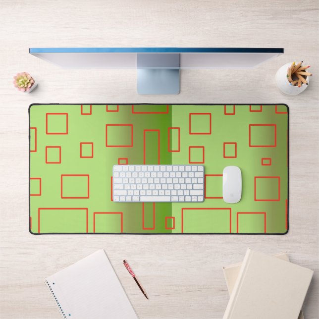 Modern Pattern Green  Desk Mat (Office 1)