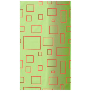 Modern Pattern Green Geometric Tablecloth