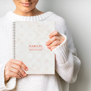 Modern Pattern Name Notebook