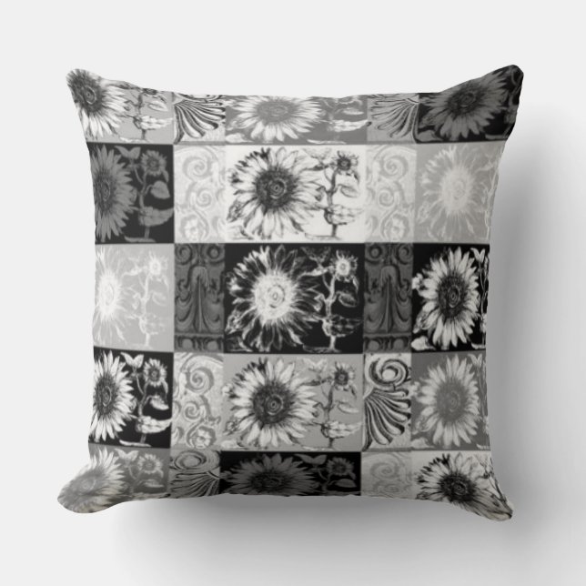 Modern pattern throw pillow (Front)