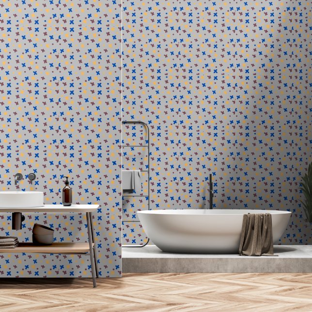  Modern  Pattern   Wallpaper (Bathroom)