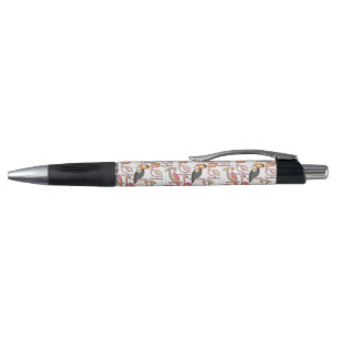 Modern Pattern With Tropical Birds Pen