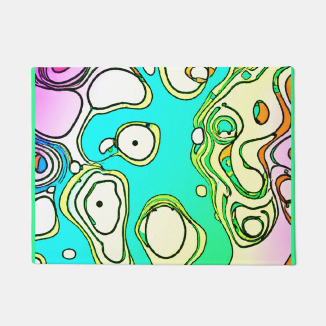 Modern Patterns Art Design Doormat (Front)