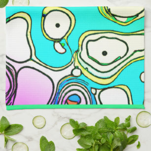 Modern Patterns Art Design Kitchen Towel