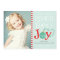 Modern Peace Love & Joy Christmas Photo