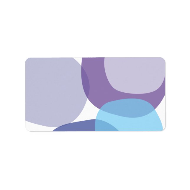 Modern Peacock Bar Bat Mitzvah Blank Label (Front)