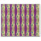 Modern Peacock Feathers Faux Jewel Striped Hearts