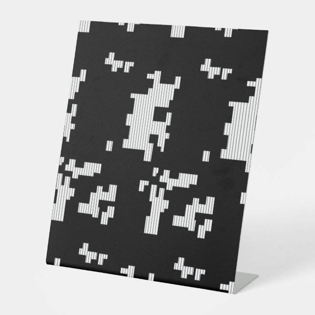 Modern Pedestal Sign | Bold Minimal Style (Front)